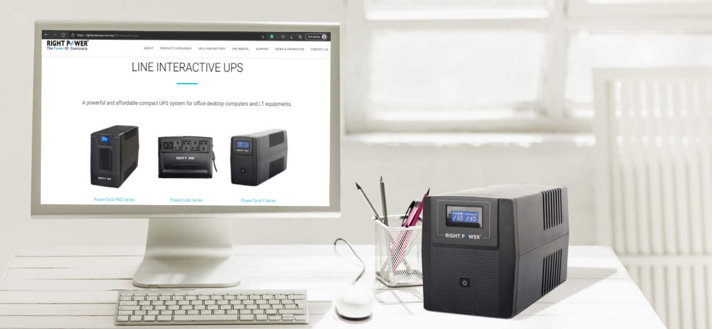 LINE INTERACTIVE UPS BEST SOLUTION TO PROTECT YOUR MACHINE FROM POWER